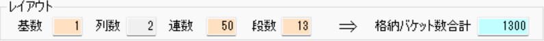 バケット自動倉庫の1基当たりの構造